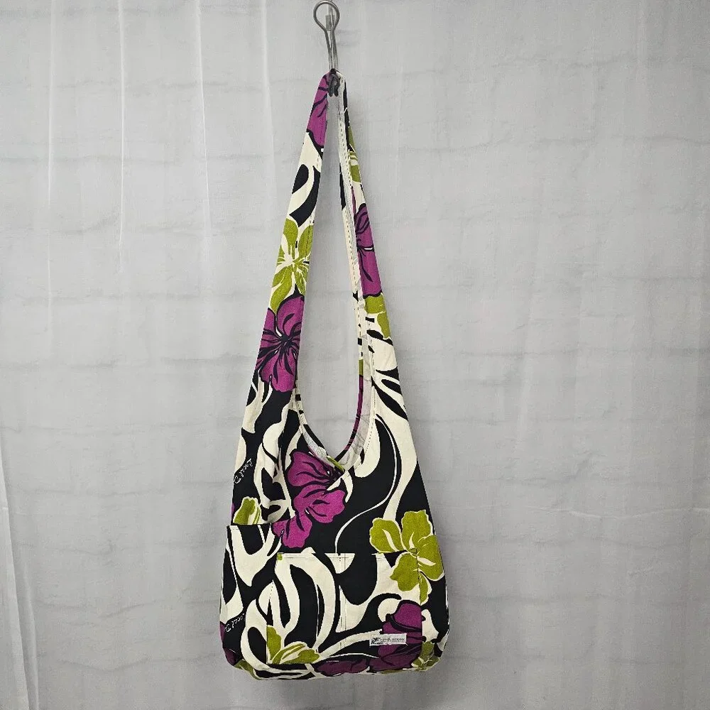 Local Design Bag Hobo CrossbodyTropical Hawaiian Beach Summer